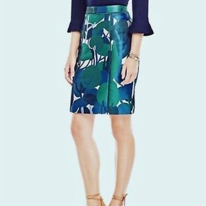 Ann Taylor Forest Bloom Pencil Skirt
